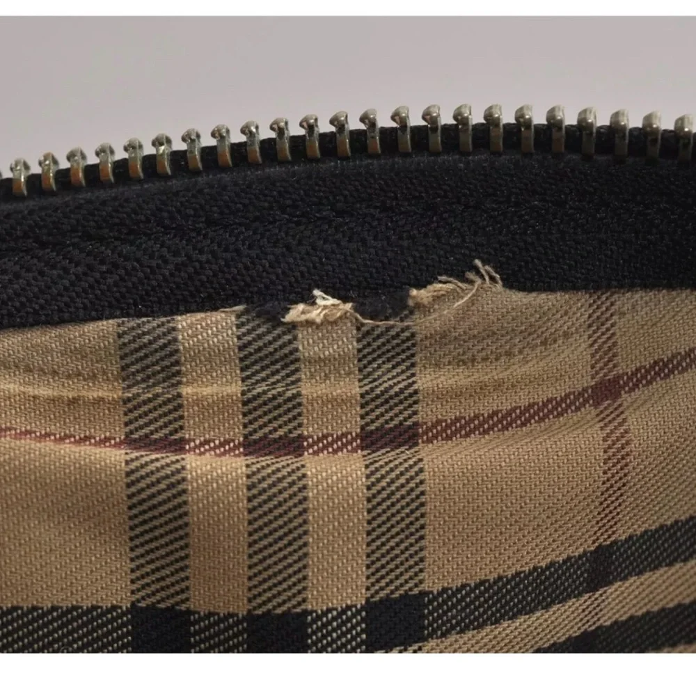 BURBERRY Authentic Nylon 2Way Business Briefcase with COA- Preowned